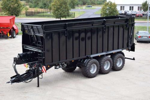 Przyczepa ze ścianą przesuwną TZP-39 Kobzarenko  30 ton, 40 m3