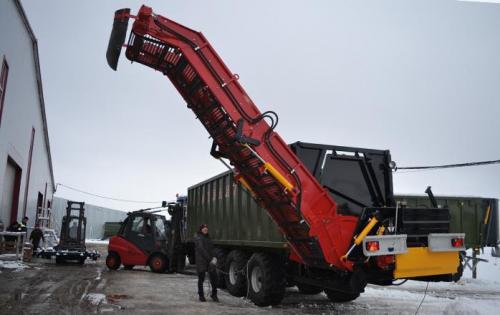 Przyczepa ze ścianą przesuwną TZP-39 Kobzarenko  30 ton, 40 m3