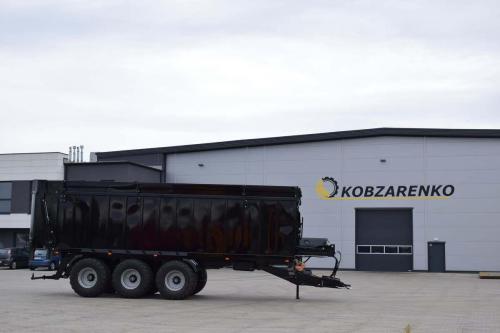 Przyczepa ze ścianą przesuwną TZP-39 Kobzarenko  30 ton, 40 m3