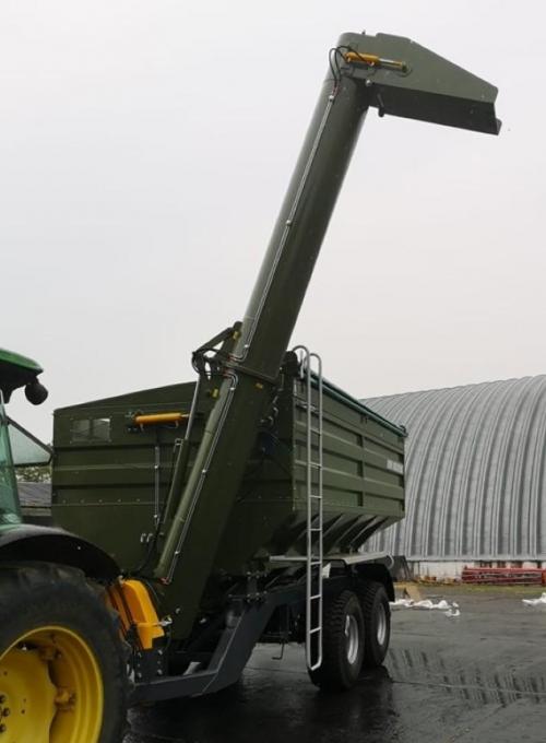 Przyczepa przeładowcza PBN-16 Kobzarenko 16m3, 11 ton