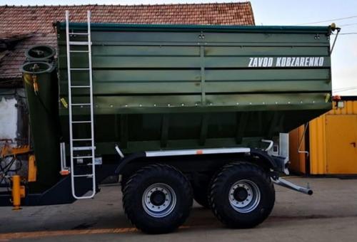 Przyczepa przeładowcza PBN-16 Kobzarenko 16m3, 11 ton