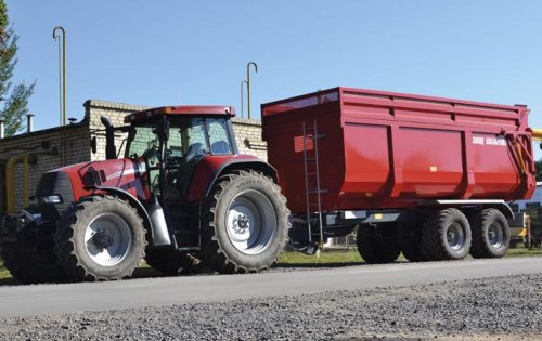 Przyczepa skorupowa Kobzarenko TSP-26 (20 ton)