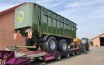 Przyczepa ze ścianą przesuwną TZP-27 Kobzarenko  19 ton, 30m3